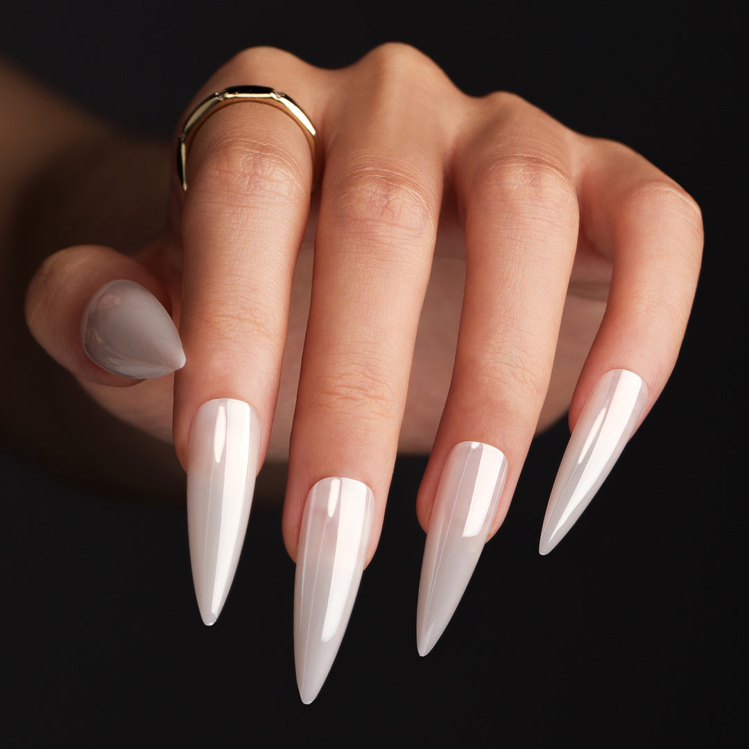 Elegant Stiletto Nails Bowlift