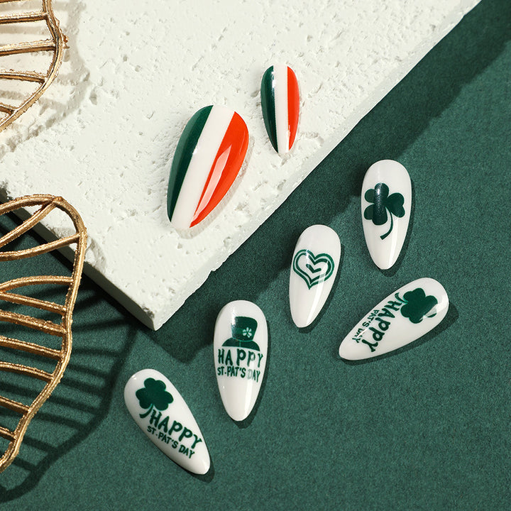 Trendy Nail Art in Irish Style Bowlift