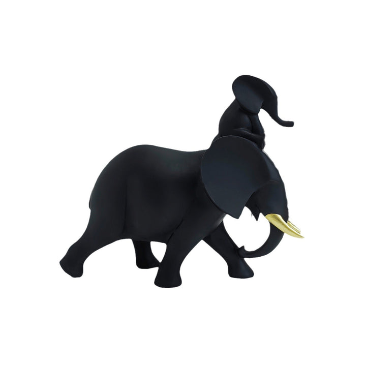 Decorative Elephant Family Sculpture Bowlift