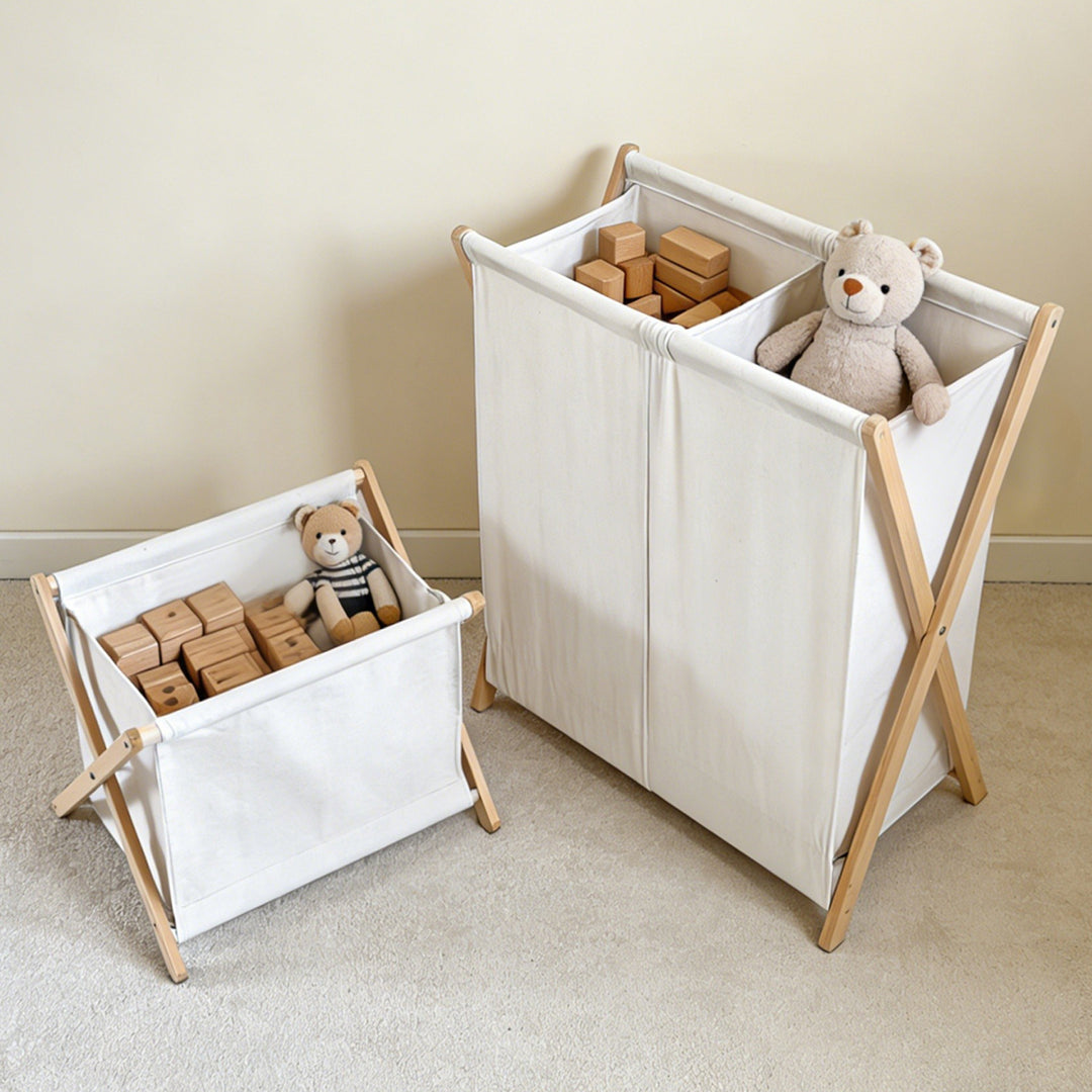Modern laundry basket with folding frame Bowlift