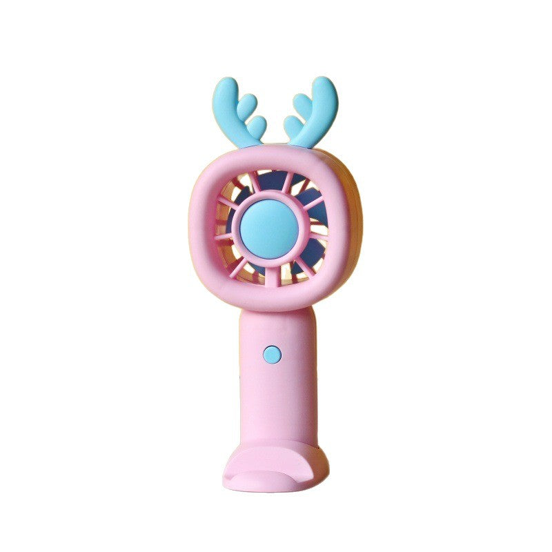 Unisex Creative Hand Fan with Animal Antennas Bowlift