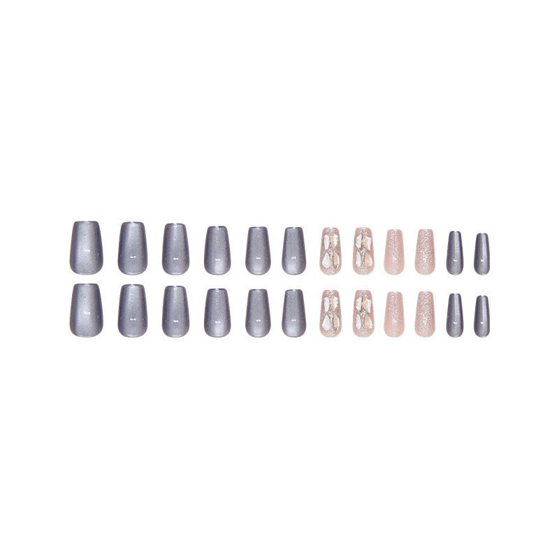 Glamorous Crystal-Embellished Press-On Nail Tips Bowlift