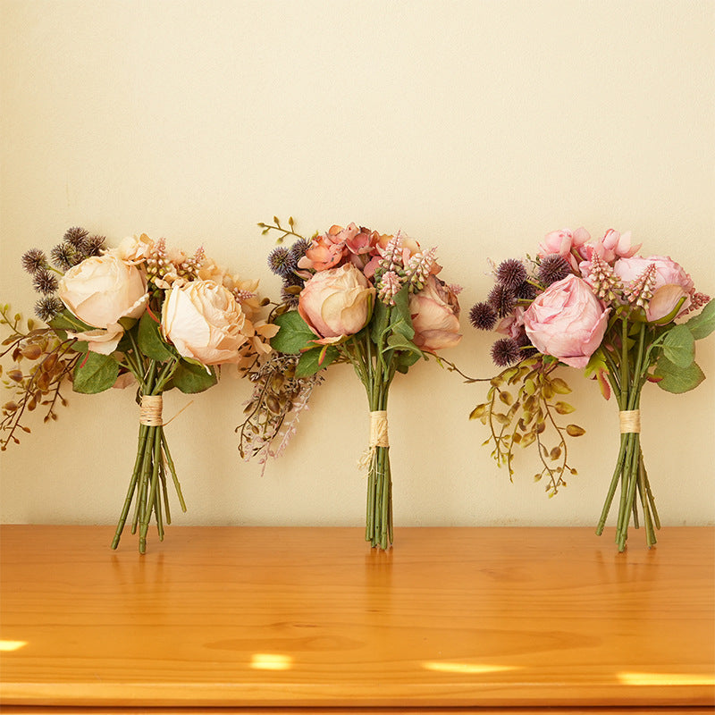 Elegant Artificial Flower Bouquet Bowlift