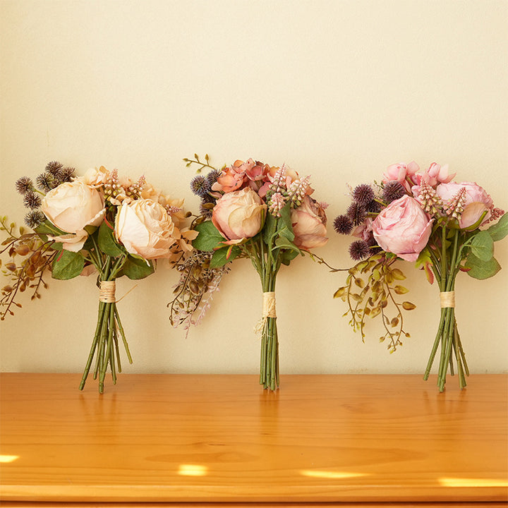 Elegant Artificial Flower Bouquet Bowlift