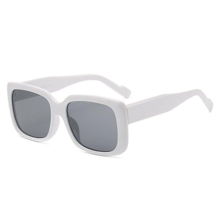 Women's fashionable square sunglasses with transparent frame and innovative design Bowlift