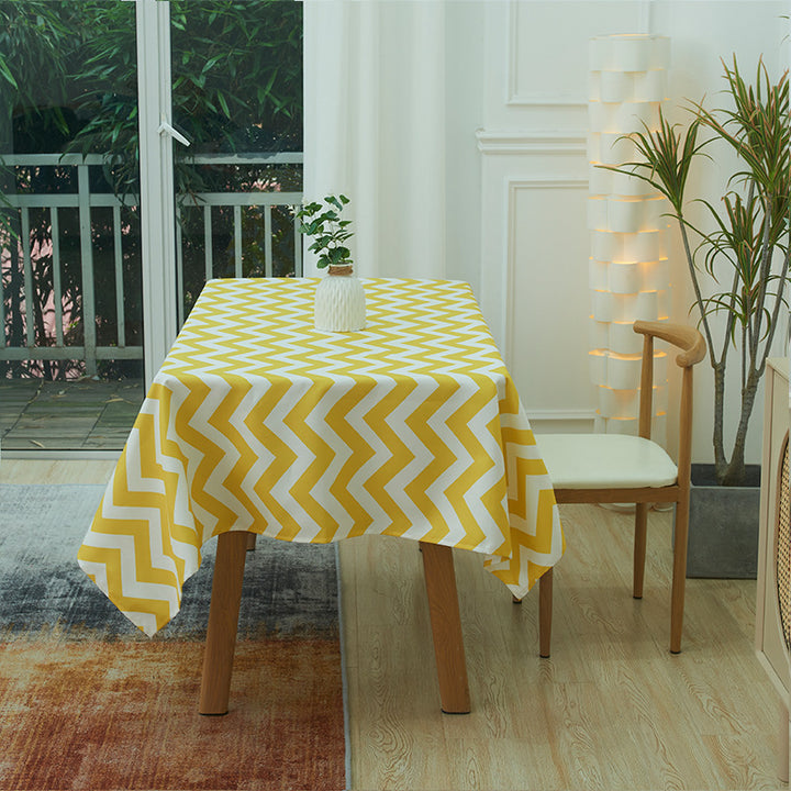 Modern Chevron Pattern Tablecloth