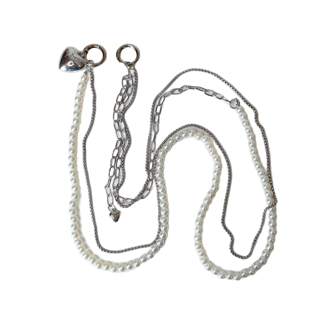 Heart-Designed Beaded Eyewear Chain Bowlift