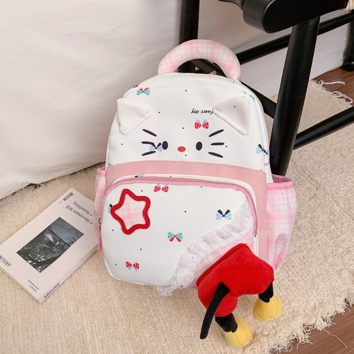 Playful Character-Themed Backpack Bowlift