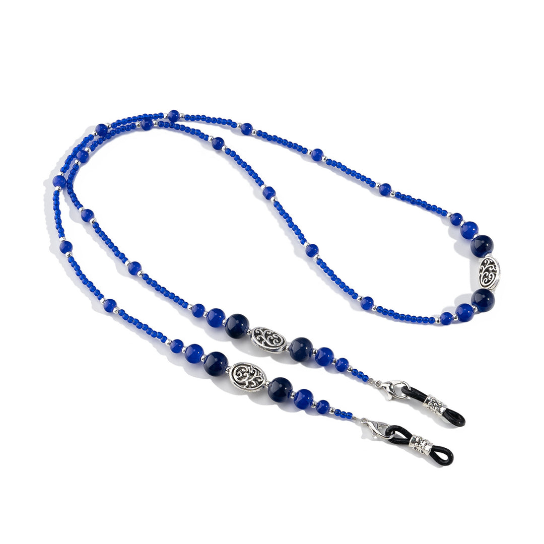 Elegant Beaded Eyewear Chain Bowlift