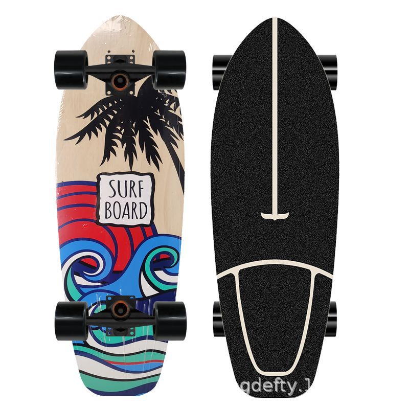 Artistic Lion Design Skateboard Bowlift