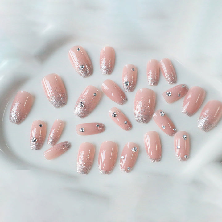 Elegant Crystal Decor Nail Art Bowlift