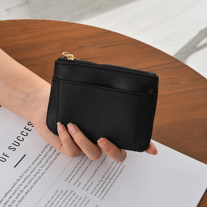 Premium Textured Leather Card Holder Bowlift