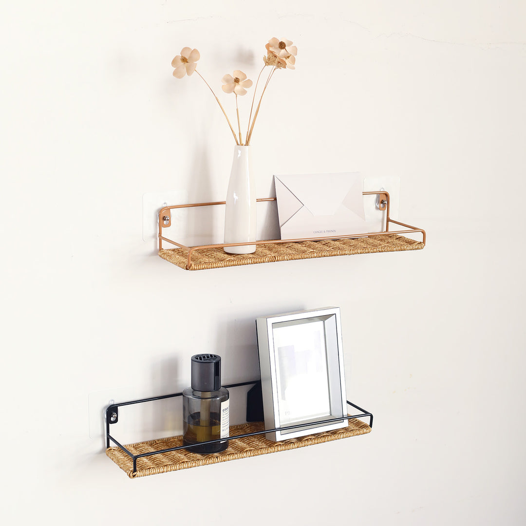 Wall-Mounted Decorative Storage Shelf Bowlift