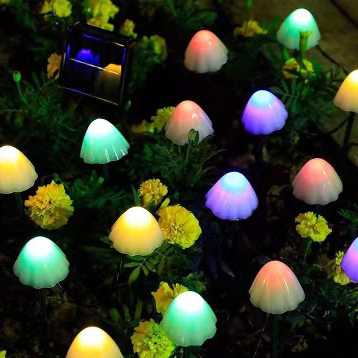 BowLift | Outdoor Solar LED Mushroom Lights Patio String Lights
