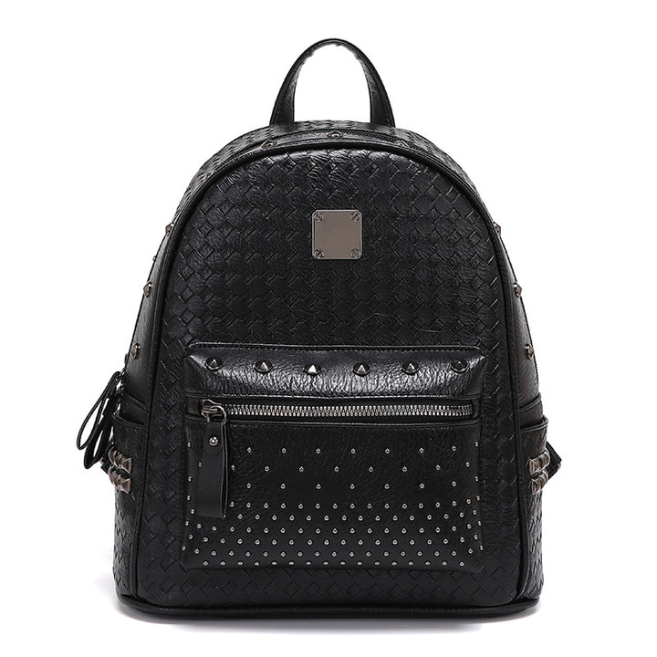 Studded Leather Backpack Bowlift