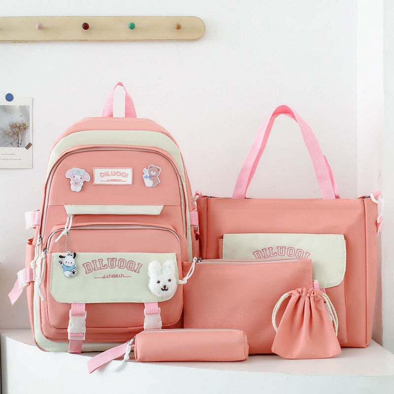 Multi-Purpose School Backpack and Tote Bag Set Bowlift