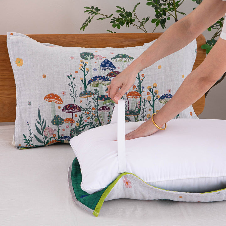 Women's pillow with removable cotton cover Bowlift