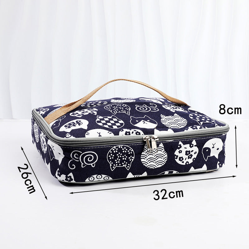 Insulated Animal-Themed Lunch Carrier Bowlift