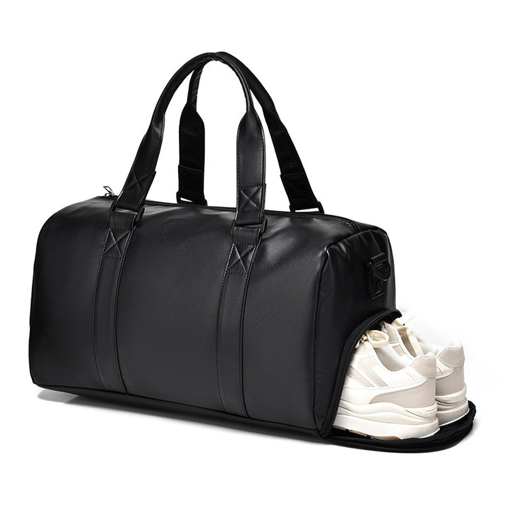 Stylish Leather Gym Bag Bowlift