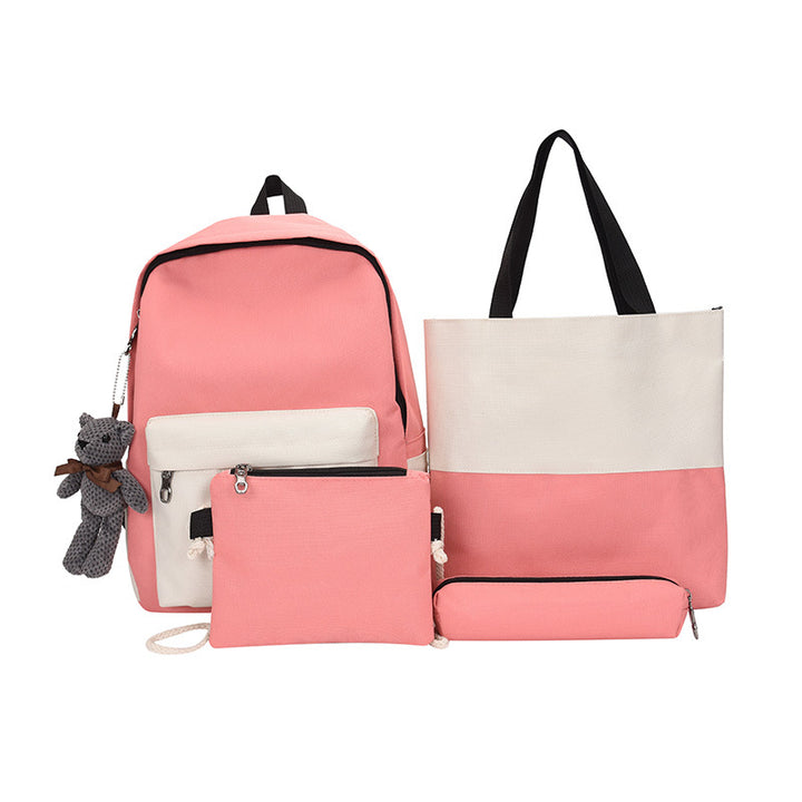 5-Piece Leisure Backpack and Tote Bag Set Bowlift