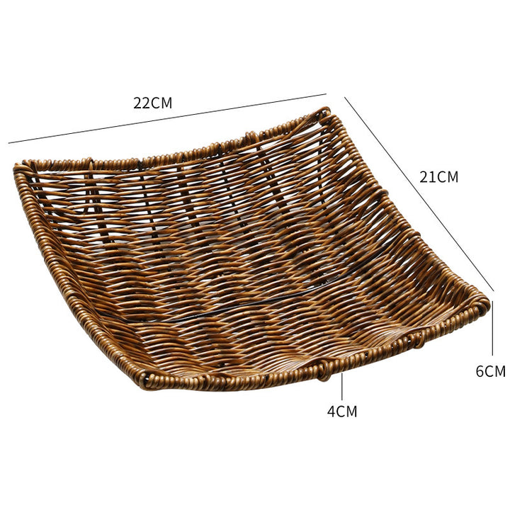 Decorative Handwoven Serving Tray Bowlift