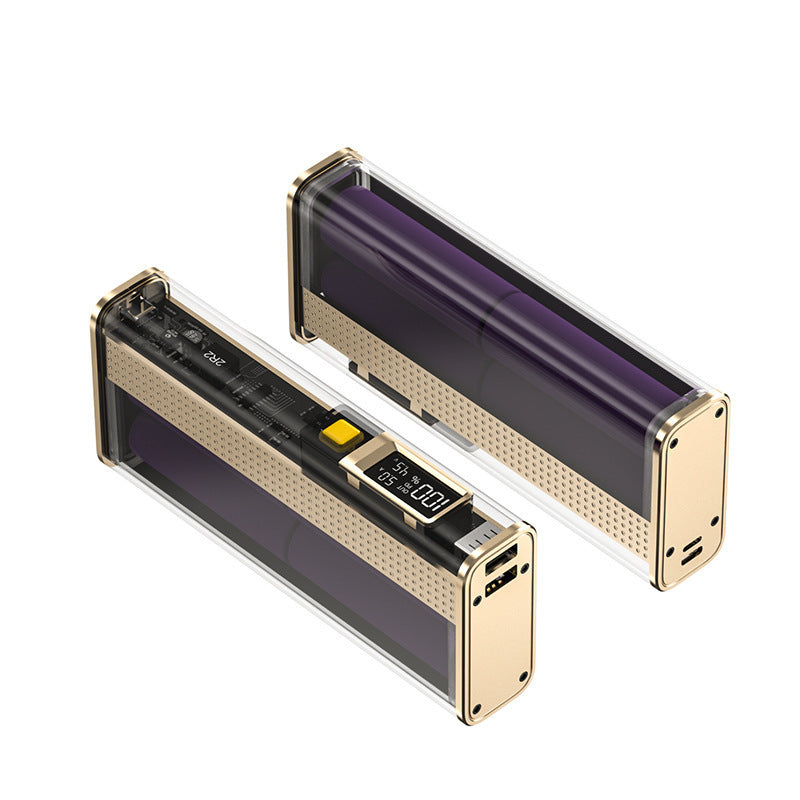 Portable high-performance power bank with digital charge level display Bowlift