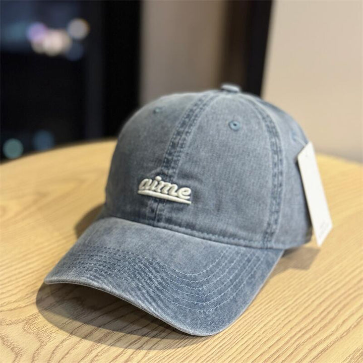 Women's Casual Vintage-Inspired Cotton Baseball Cap Bowlift