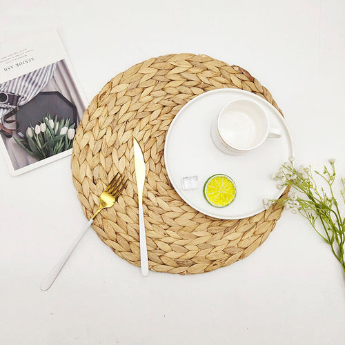 Rustic Round Weaving Coaster Bowlift