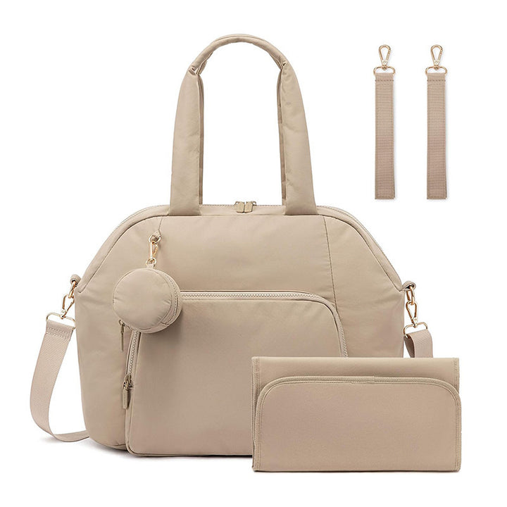 Spacious weekend bag with removable cosmetic organizer Bowlift