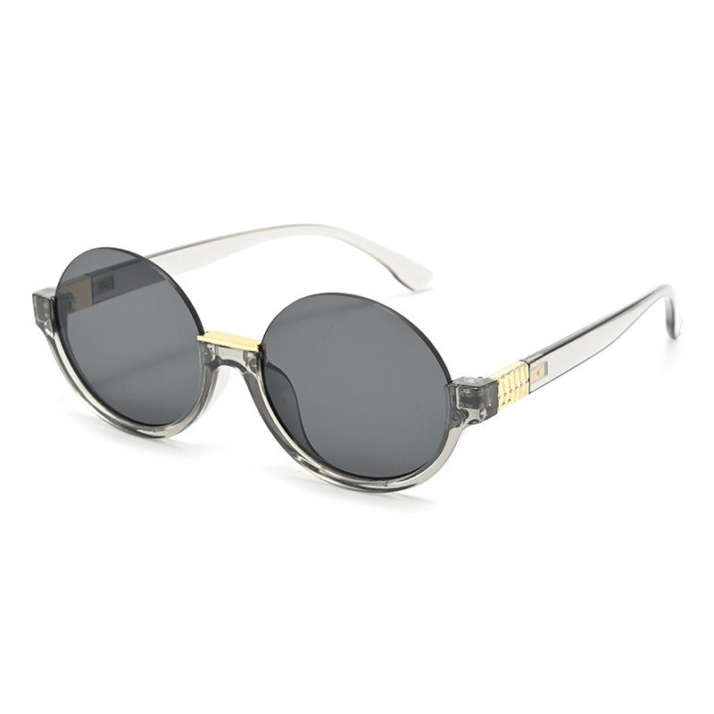 Women’s modern round sunglasses with elegant accents and UV protection Bowlift