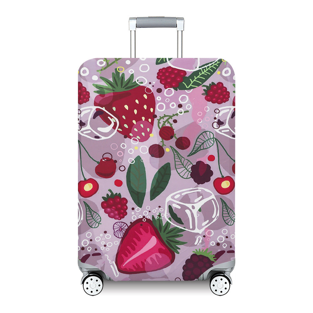 Unisex nan Kids Luggage Cover for Hard Shell Suitcases with Fun Space Design made of Elastic Polyester-Spandex Bowlift