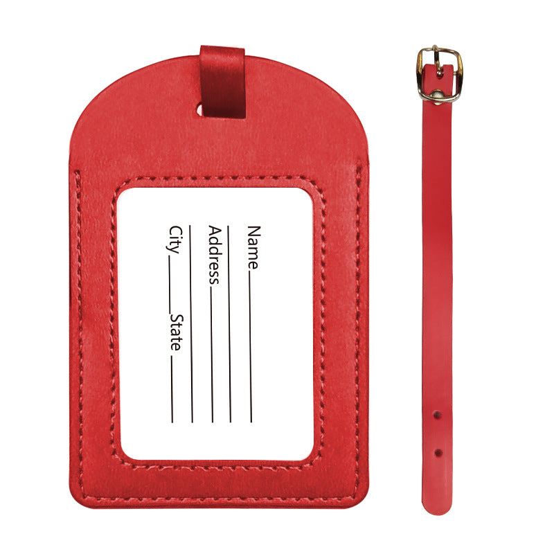 Women's high-quality and durable leather luggage tag Bowlift