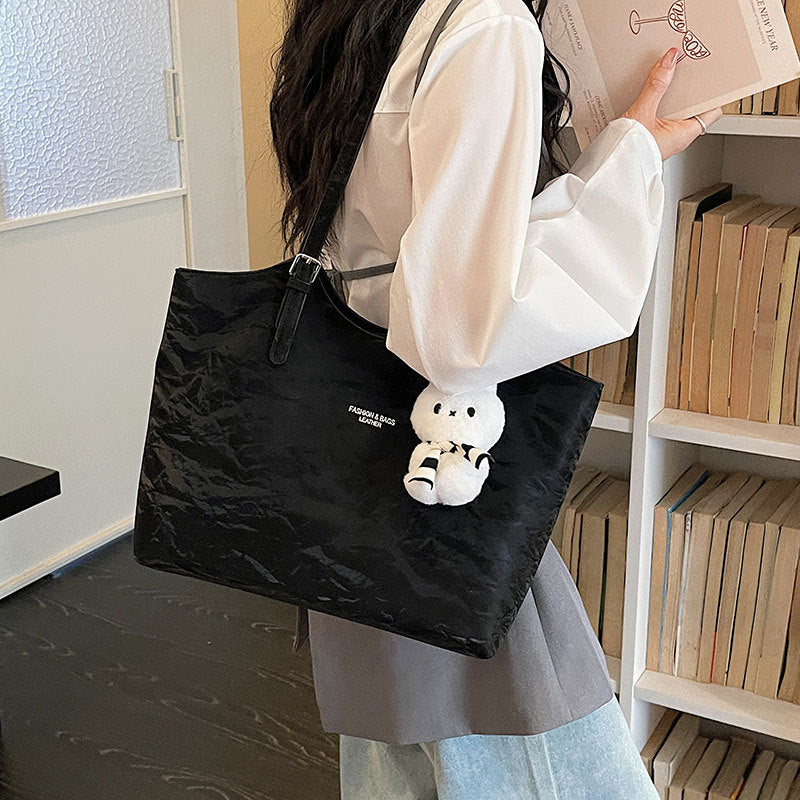Stylish Textured Tote Bag Bowlift