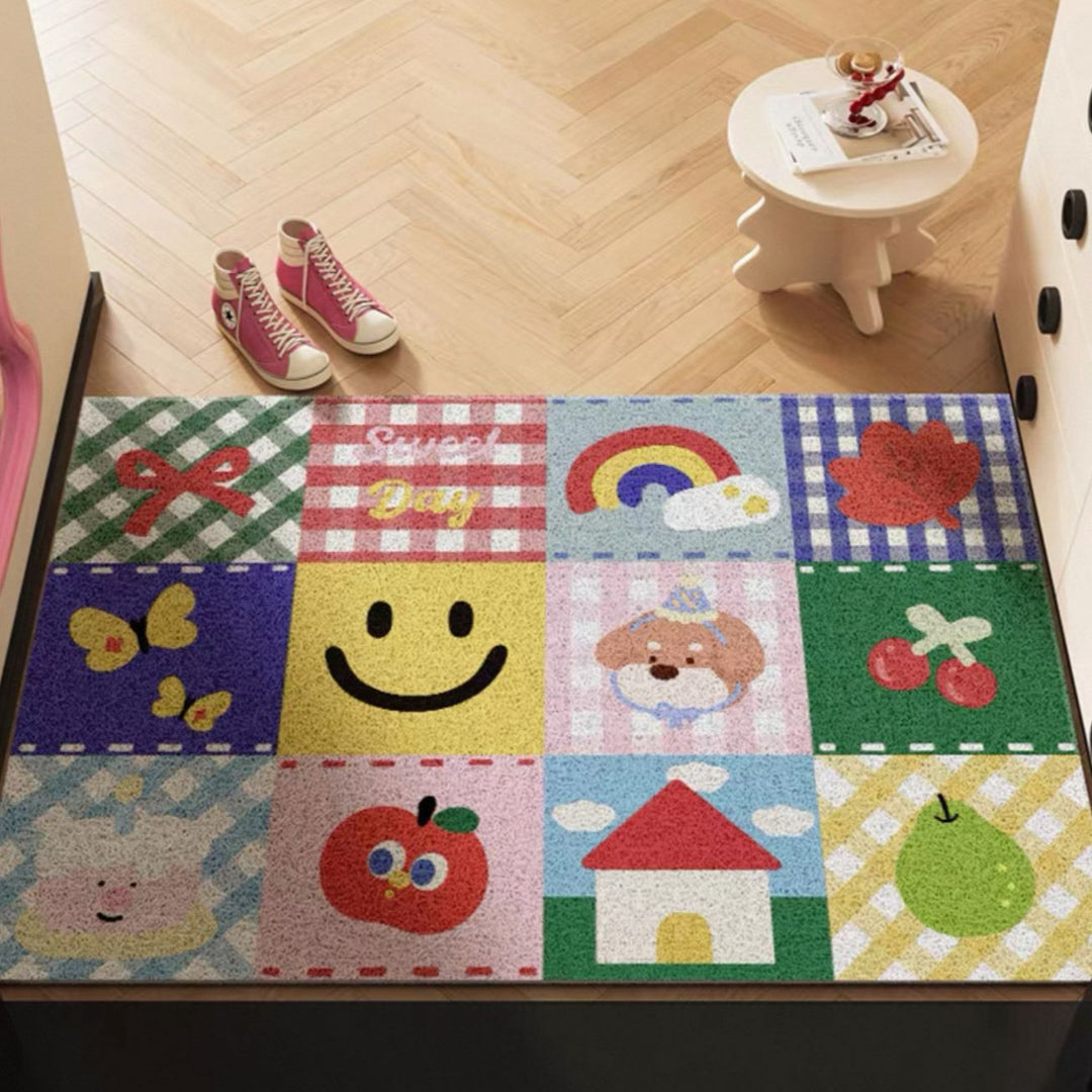 Cartoon-Themed Entrance Mat Bowlift