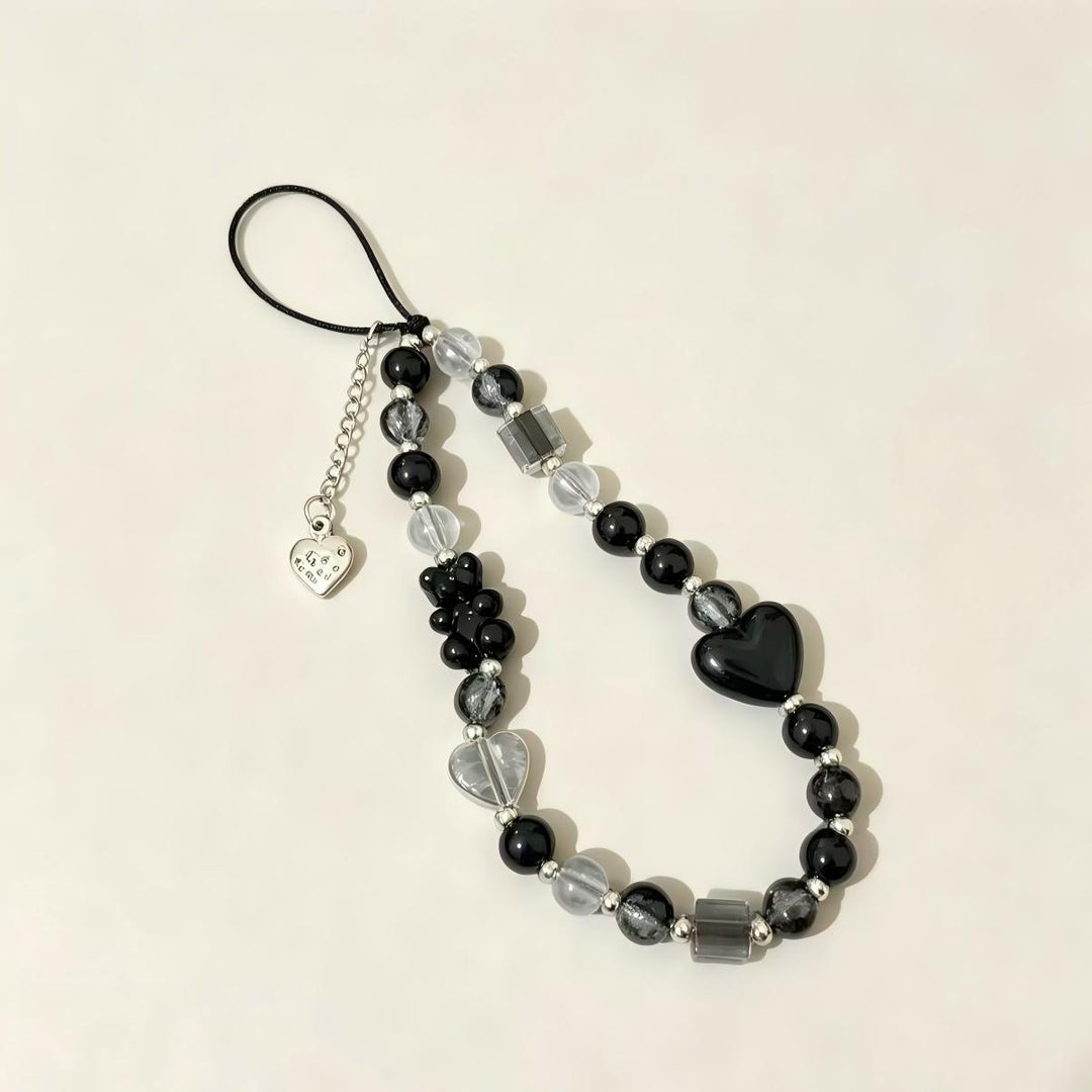 Heart-Themed Beaded Necklace Bowlift