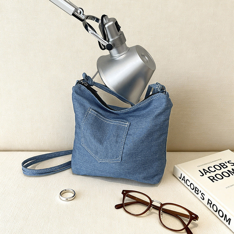 WoCasual Denim Crossbody Bag Bowlift
