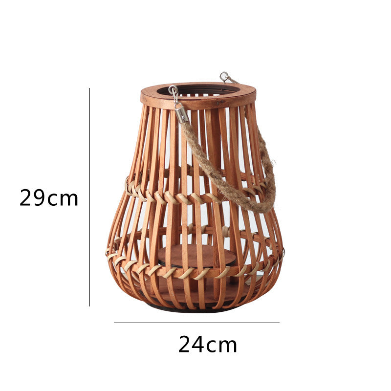 Stylish lantern with hemp handle Bowlift