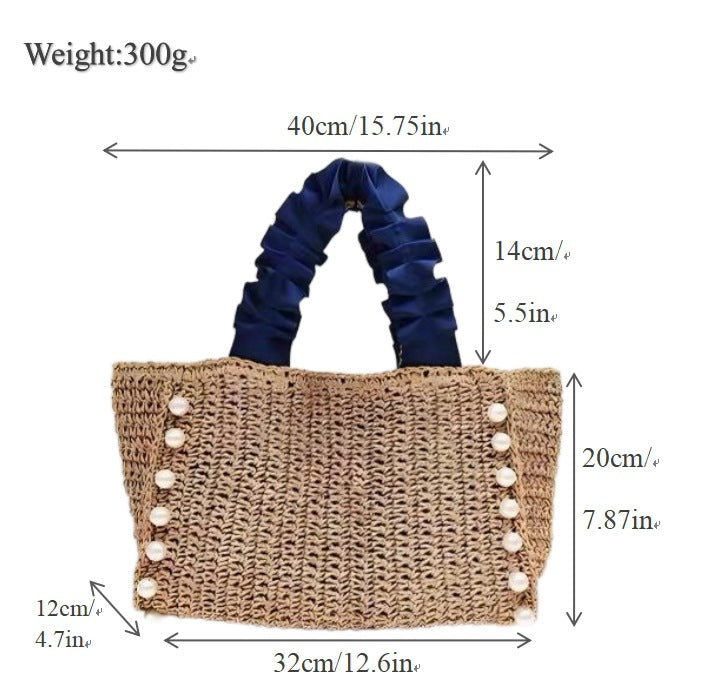 Trendy basket bag with volumetric carrying capacity Bowlift
