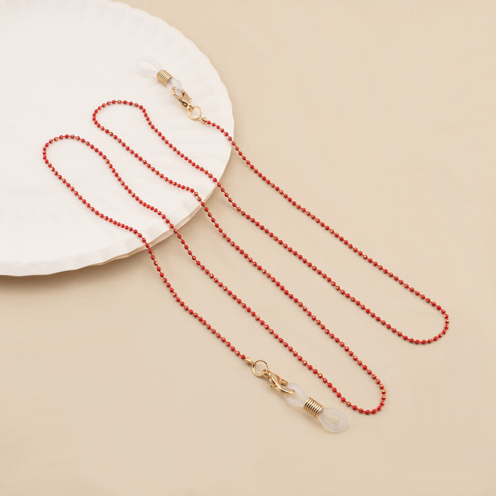 Elegant Beaded Eyewear Chain Bowlift