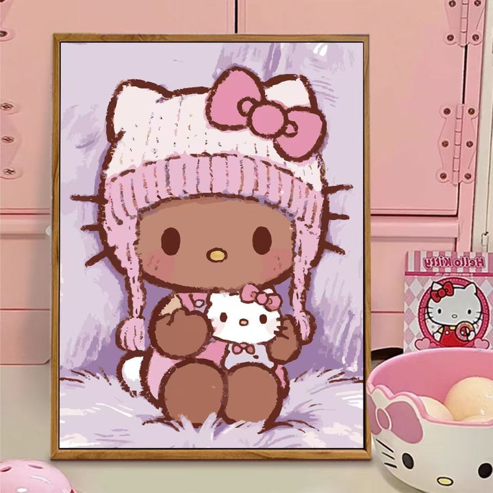 Cute Cartoon Character Canvas Art Bowlift