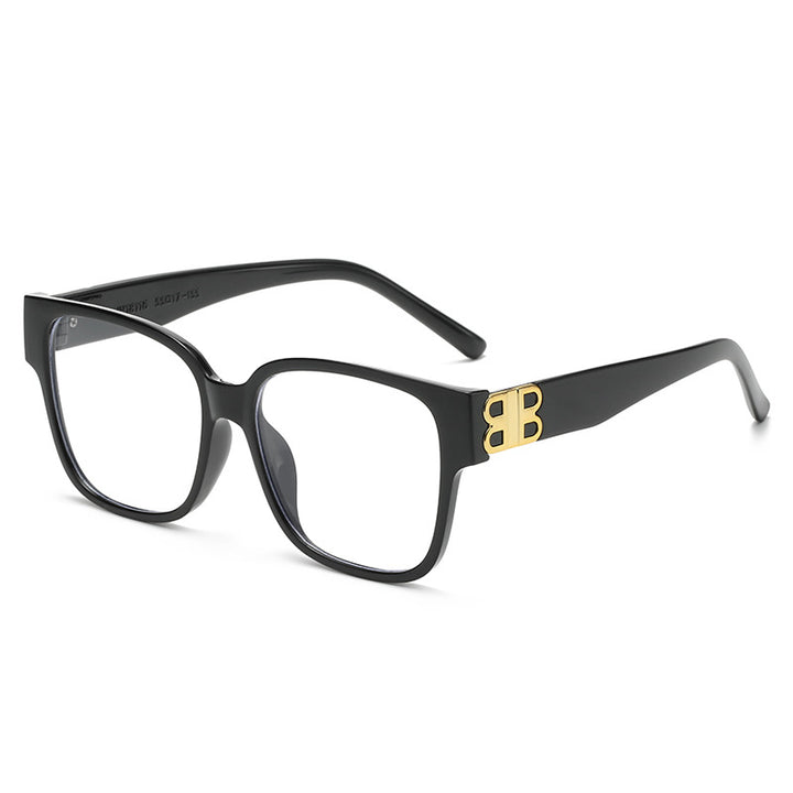 Women's fashionable square sunglasses with elegant logo Bowlift