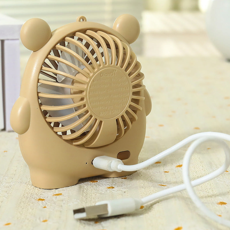Women’s portable mini fan in playful animal design Bowlift