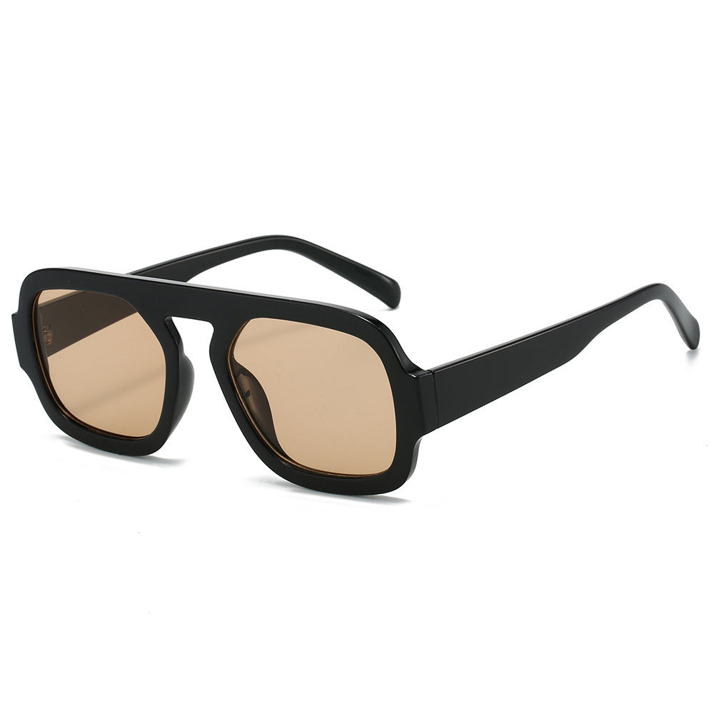 Oversized Geometric Lens Sunglasses Bowlift