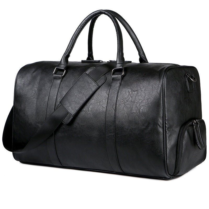 Elegant Travel Bag Made of High-Quality Faux Leather Bowlift