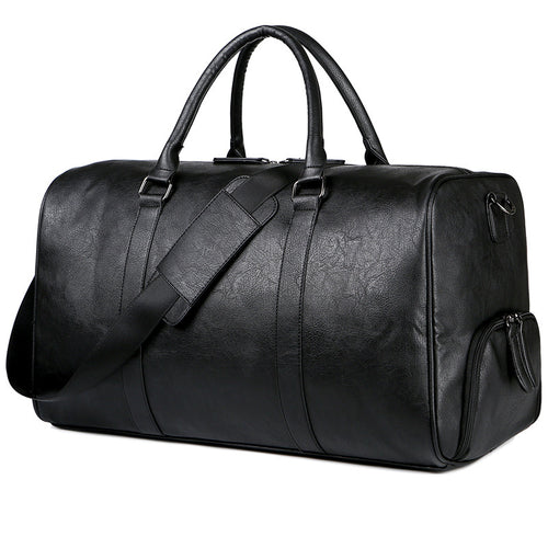 Elegant Travel Bag Made of High-Quality Faux Leather Bowlift