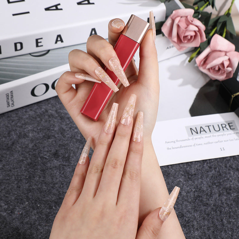 Artificial nails in elegant geometric design Bowlift