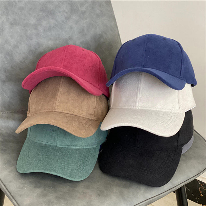 Men's Suede Texture Classic Cap Bowlift
