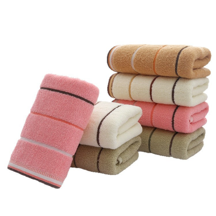 Terry Bath Towel with High-Quality Check Border Bowlift