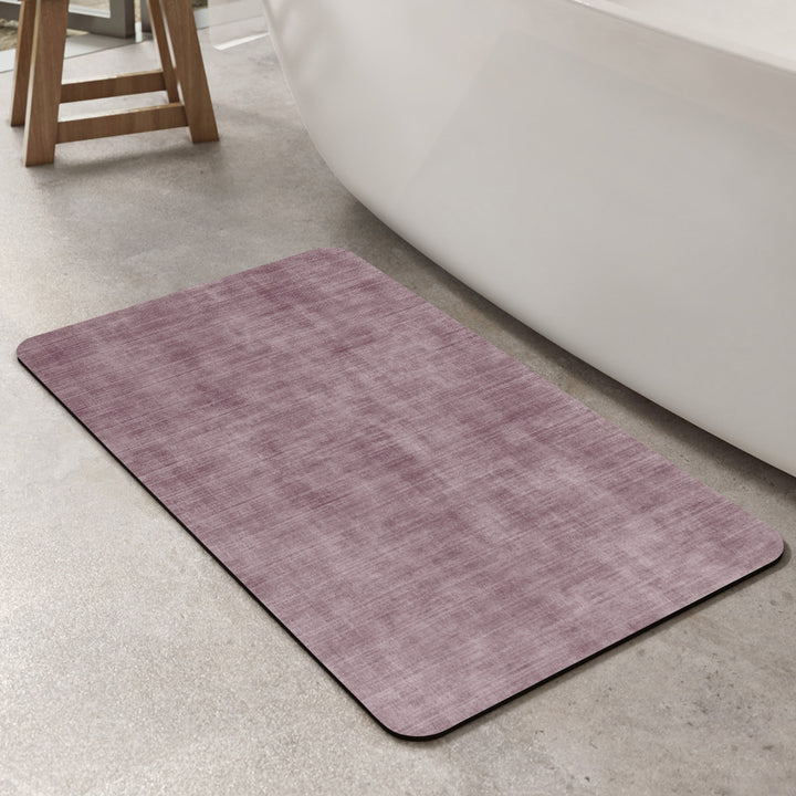 Contemporary Geometric Bath Rug Bowlift