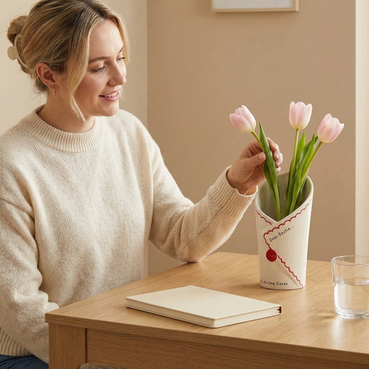 Unique Letter-Shaped Decorative Planter